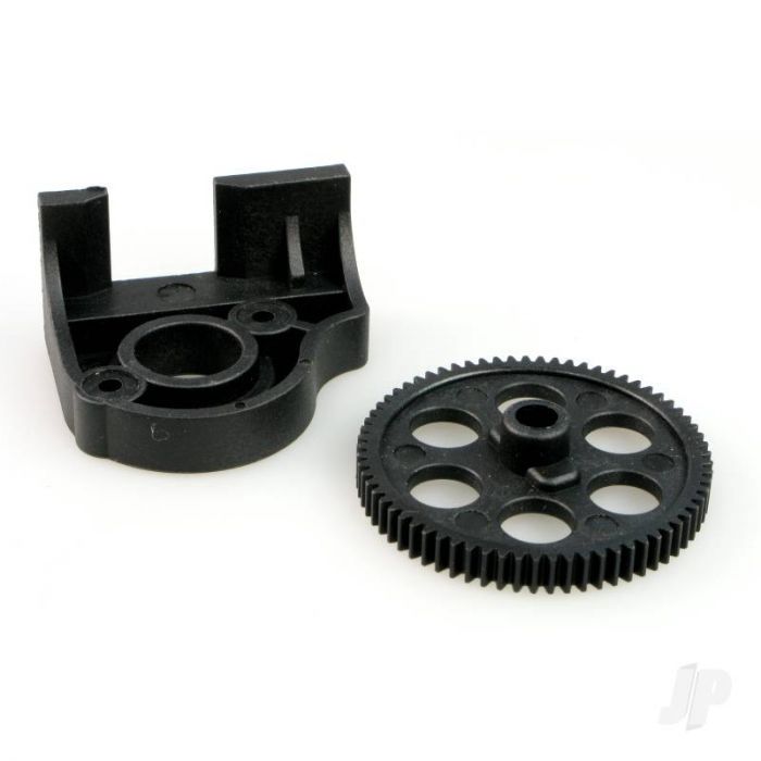 6538-P003 Motor Mount + Spur Gear (69T) Plastic