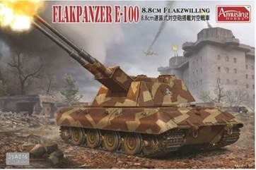 Military Amusing Hobby 1/35 E-100 88mm Flak