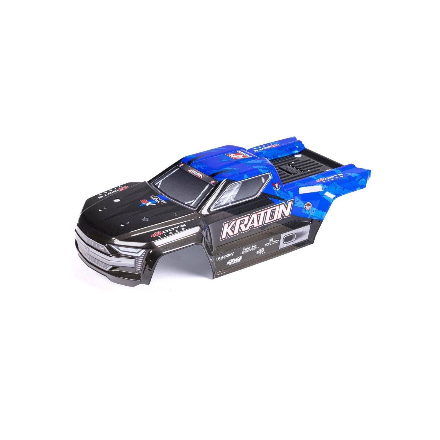 1/10 Painted Body, Blue/Black: KRATON 4X4 BLX