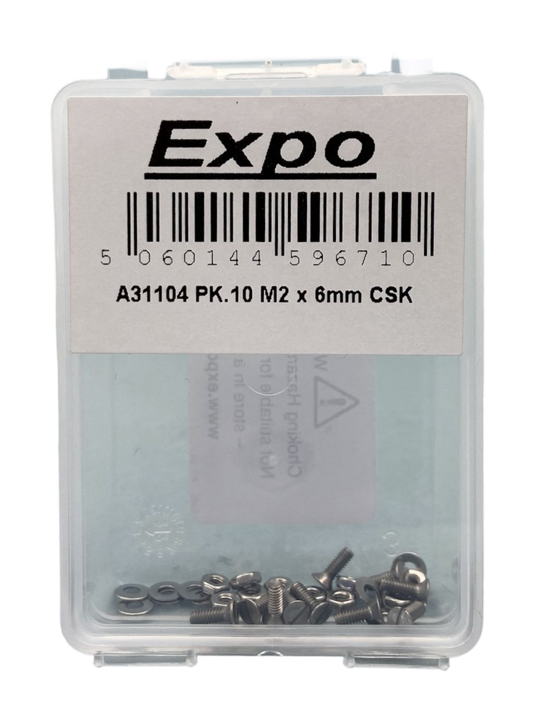 M2 x 6mm Countersunk Screws (10)