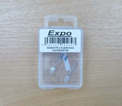 5mm Clear LEDs (2)