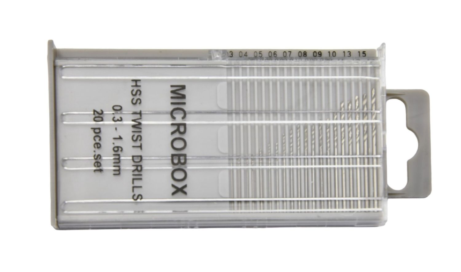 20pc Drill Set 0.3-1.6mm