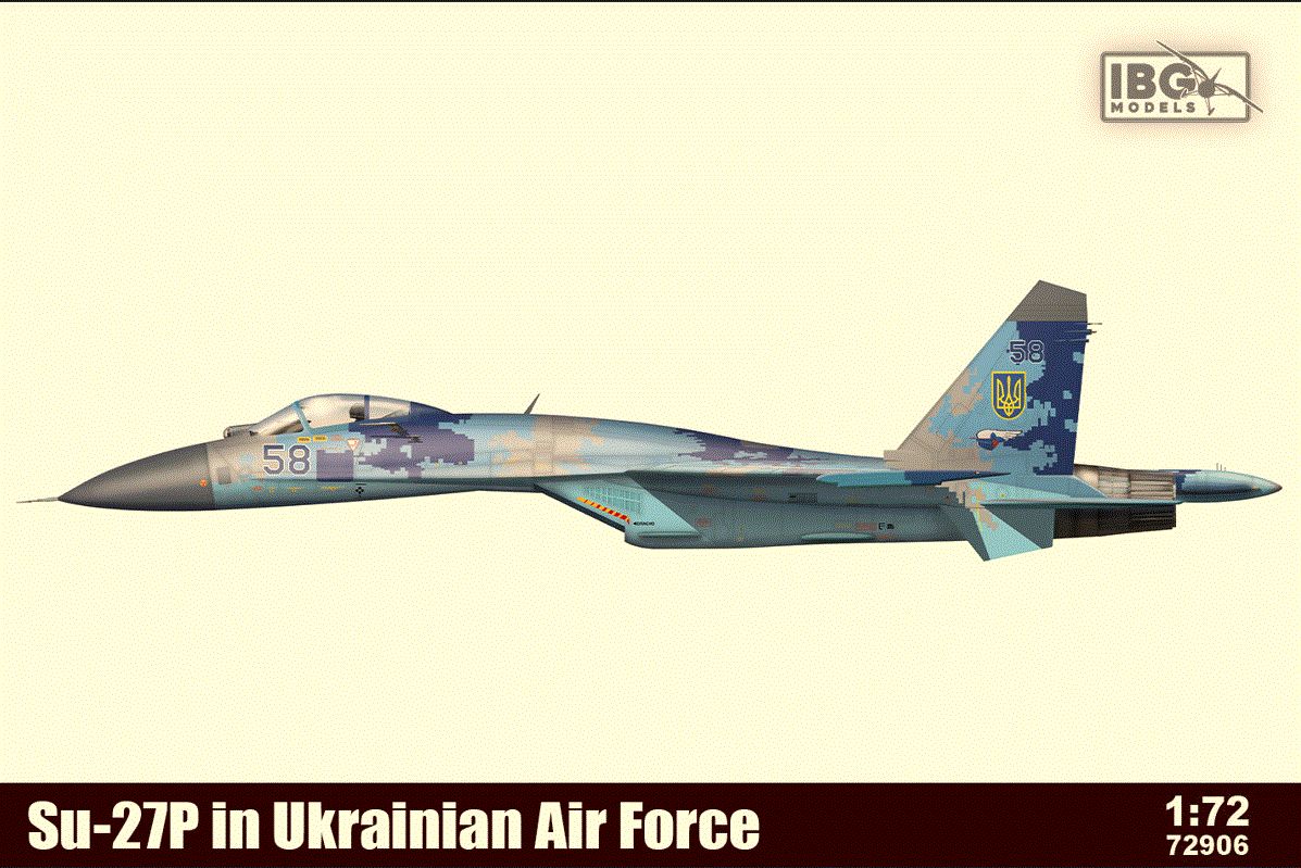 Aircraft IBG 1/72 Su-27P in Ukrainian Air Force