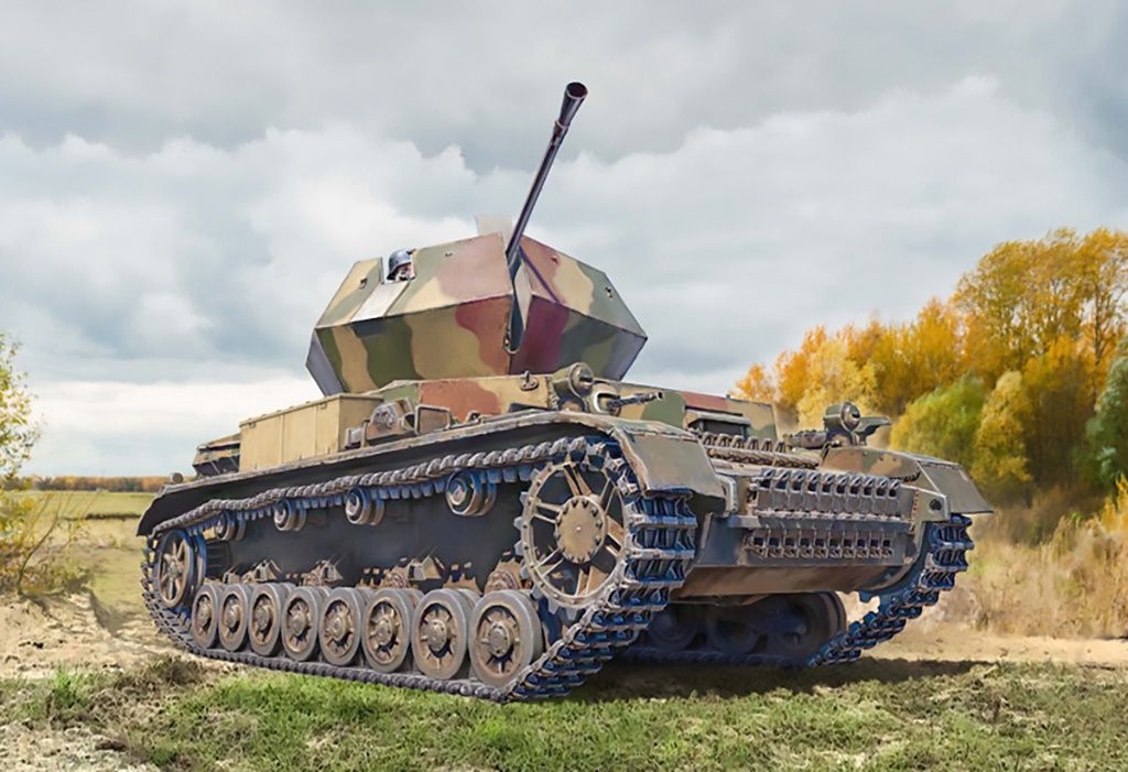 Military Italeri 1/35 Flakpanzer IV Ostwind
