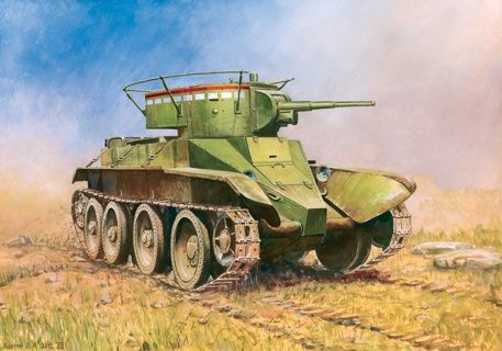 Military Zvezda 1/35 Soviet Tank BT-5 RR