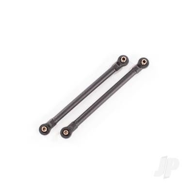 Toe links, 119.8mm (108.6mm center to center) (black) (2) (for use with #8995 WideMaxx suspension kit)