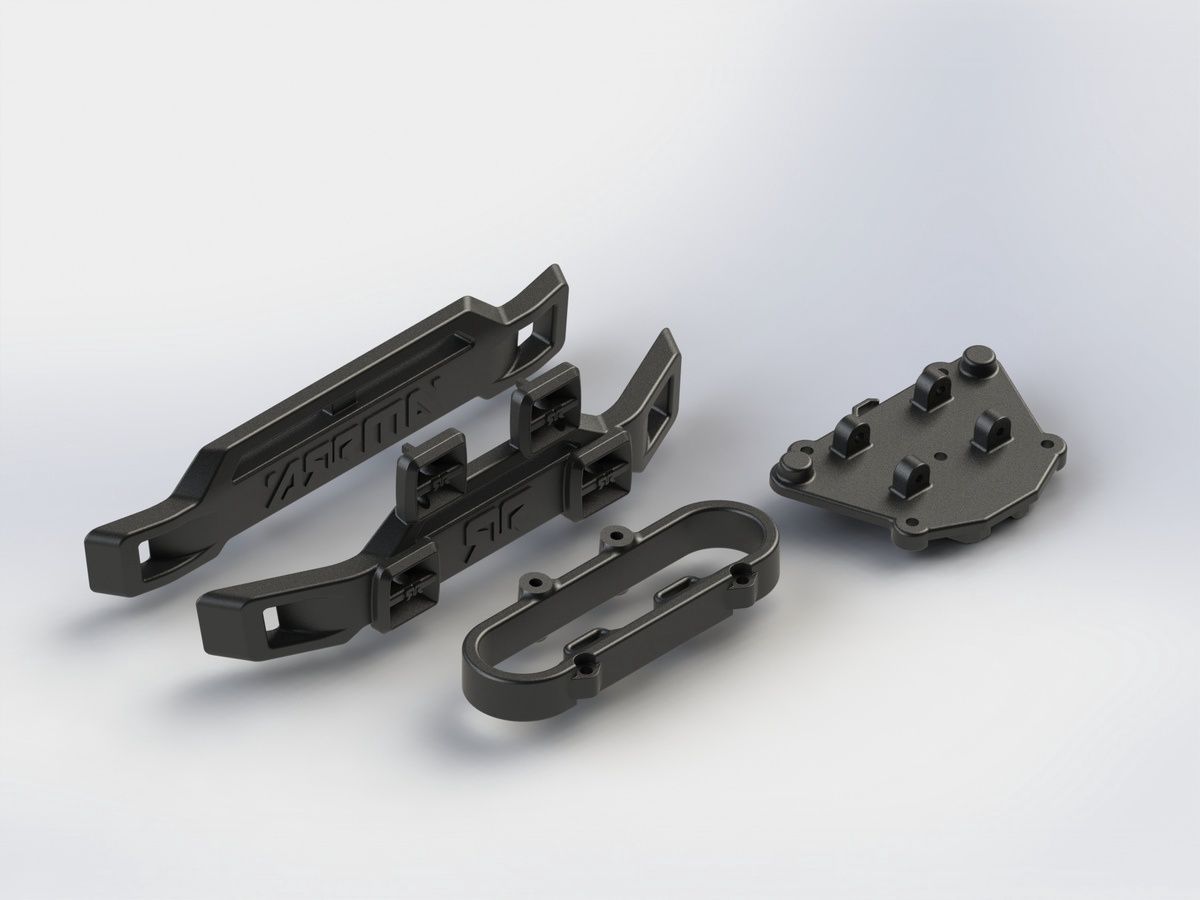 ARRMA FRONT/REAR BUMPER SET NERO