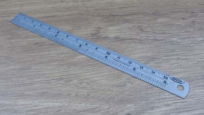 6” Steel Rule