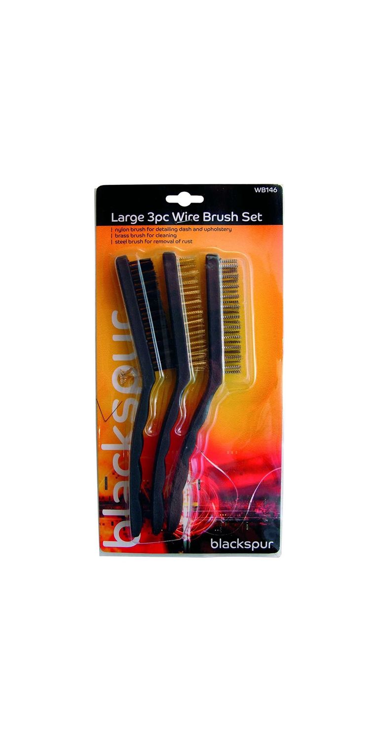 3 Piece Wire Brush Set