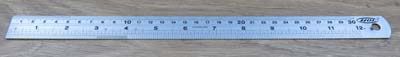 12" Stainless Steel Ruler