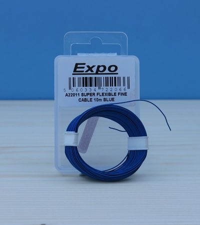 Super Flexible Fine Cable 10m Blue