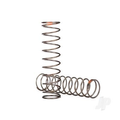 Springs, shock (natural finish) (GTS) (0.39 rate, orange stripe) (2 pcs)