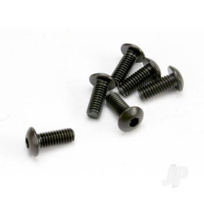 Screws, 4x10mm button-head machine (hex drive) (6 pcs)