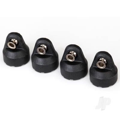 Shock caps (black) (4 pcs) (assembled with hollow balls)