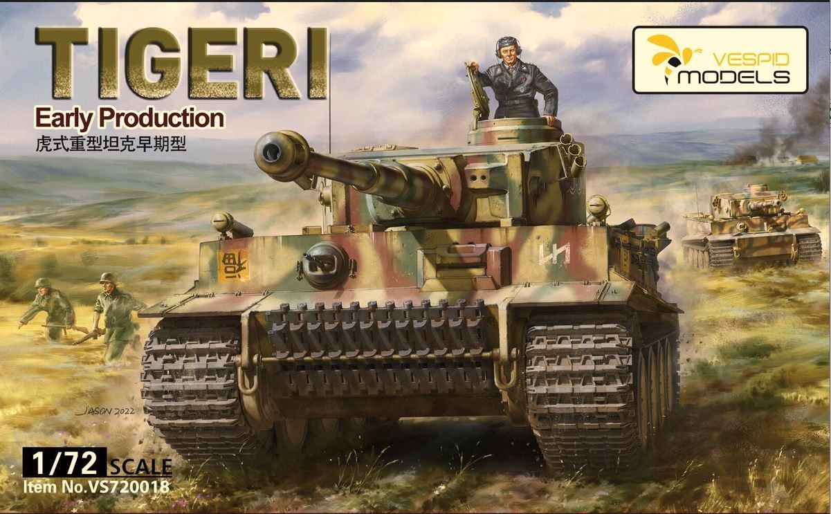 Military Vespid 1/72 Tiger I Early Production