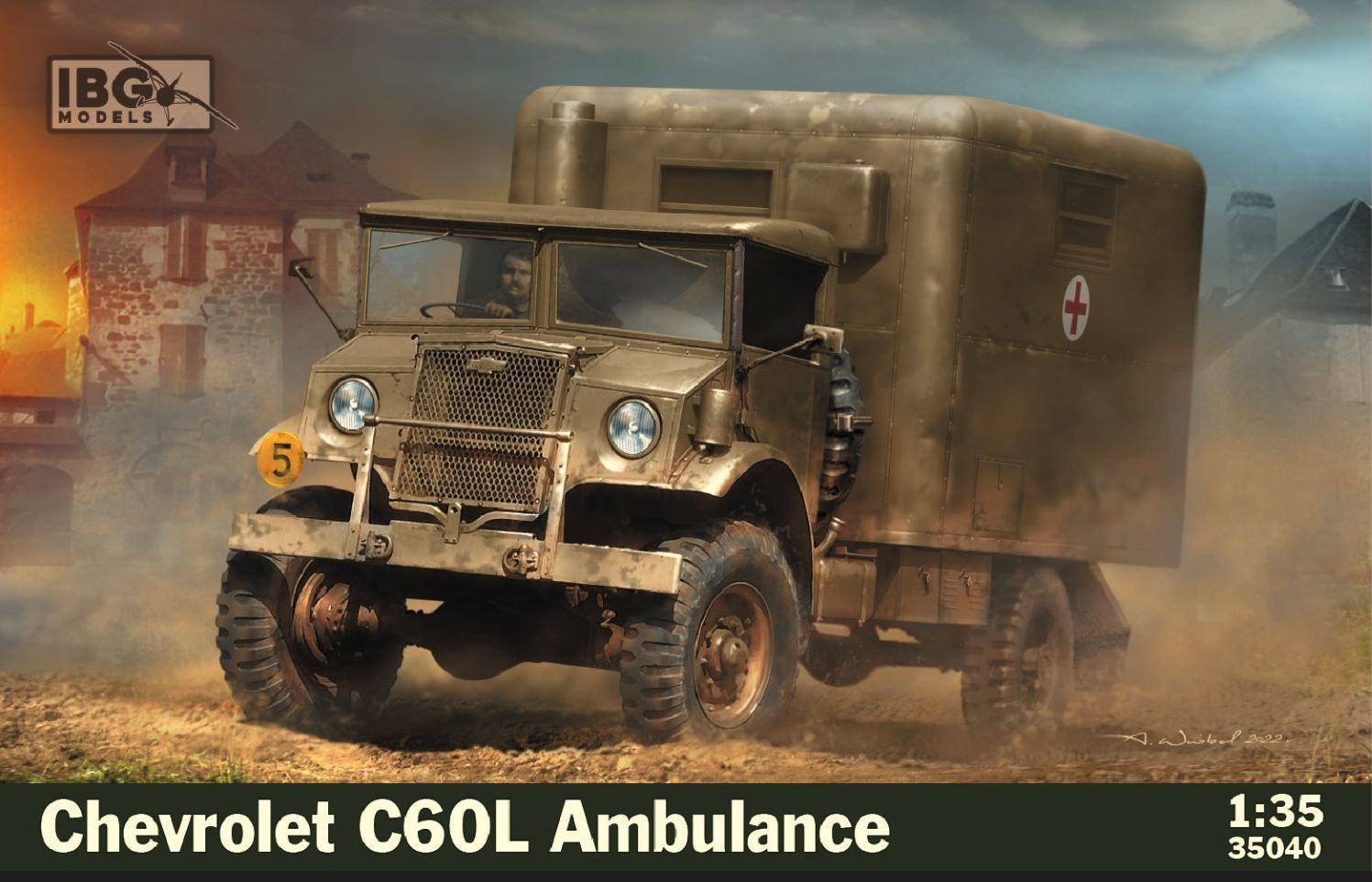 Military IBG 1/35 Chevrolet C60L Ambulance