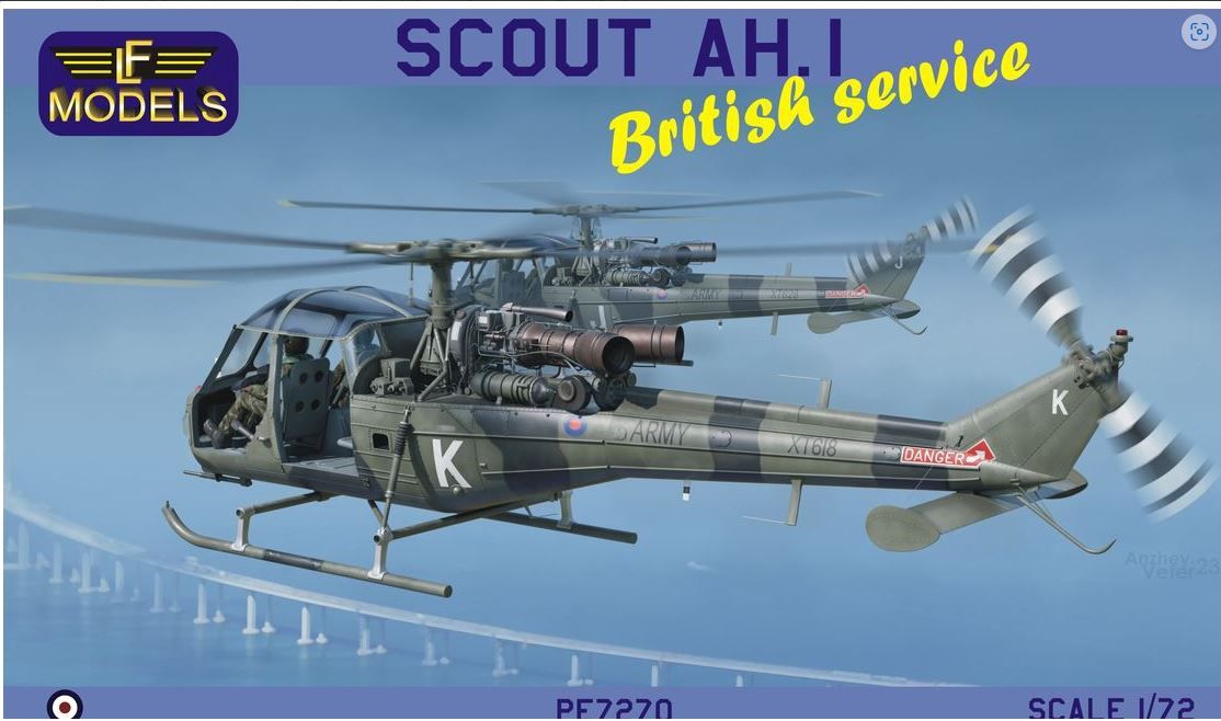 Aircraft LF Models 1/72 Scout AH.1 British Army