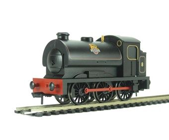 Junior 0-6-0ST 8 in BR lined black