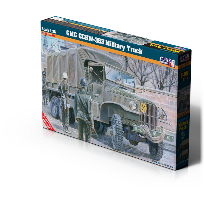 Military MisterCraft 1/35 GMC CCKW-353 Military Truck
