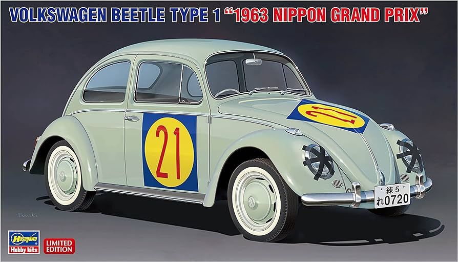 Cars, Bikes and Trucks Hasegawa 1/24 Volkswagen Beetle Type 1 1966