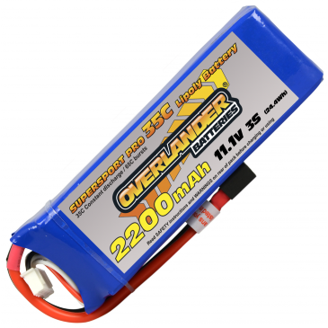 Supersport 2200mah 11.1v LiPo (Deans Connector)