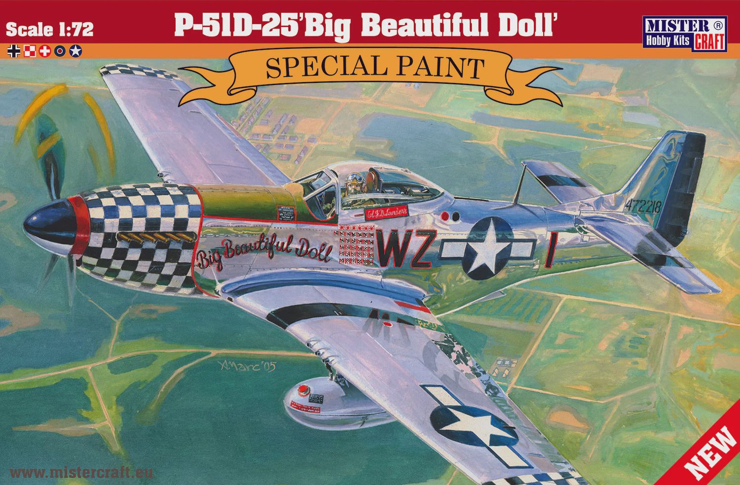 Aircraft MisterCraft 1/72 P-51D-25 “Big Beautiful Doll”