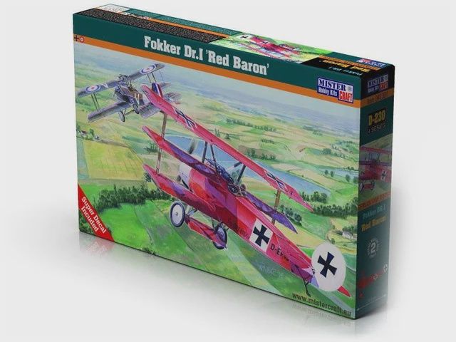 Aircraft MisterCraft 1/48 WWI German Figher Fokker Dr.I “Red Baron”