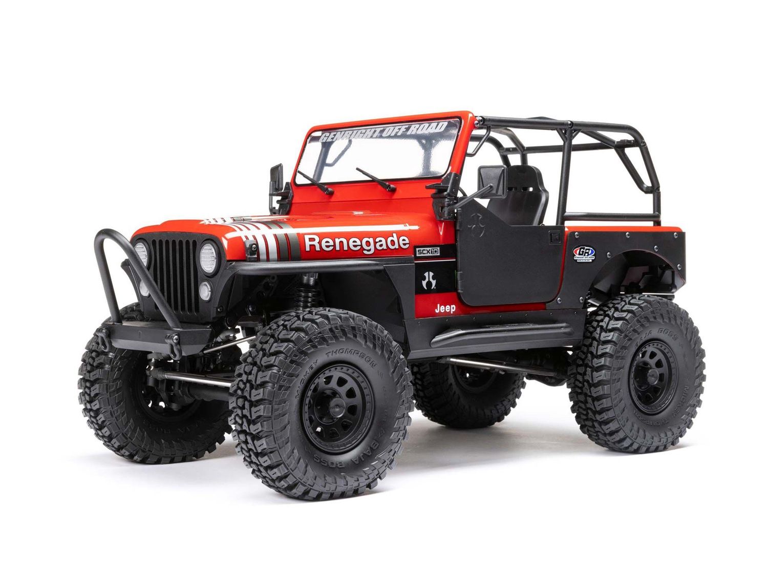 SCX10 III Jeep CJ-7 4WD Brushed RTR, Red