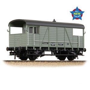 SE&amp;CR 25T 'Dance Hall' Brake Van BR Grey (Early)