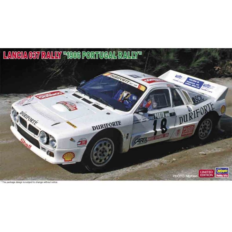 Cars, Bikes and Trucks Hasegawa 1/24 Lancia 037 Rally 1986 Portugal Rally