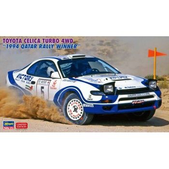 Cars, Bikes and Trucks Hasegawa 1/24 Toyota Celica Turbo 4WD 1994 Qatar Rally Winner