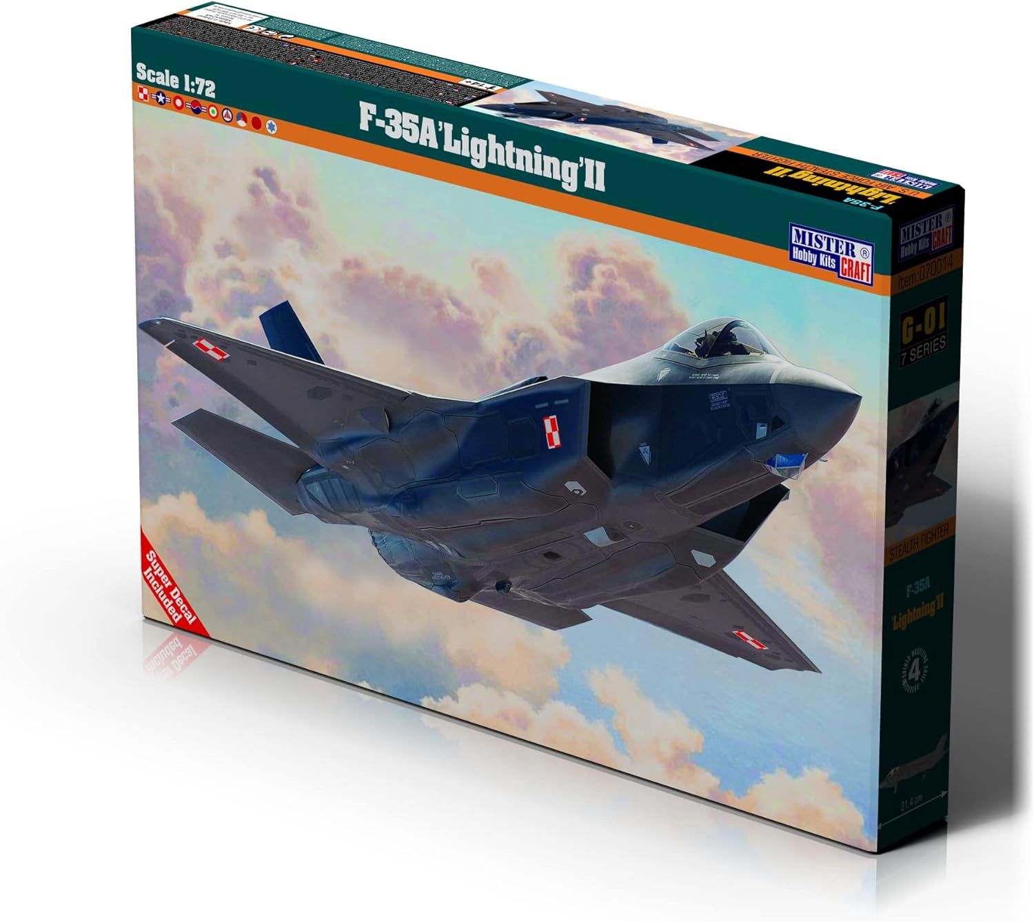 Aircraft MisterCraft 1/72 F-35A Lightning II