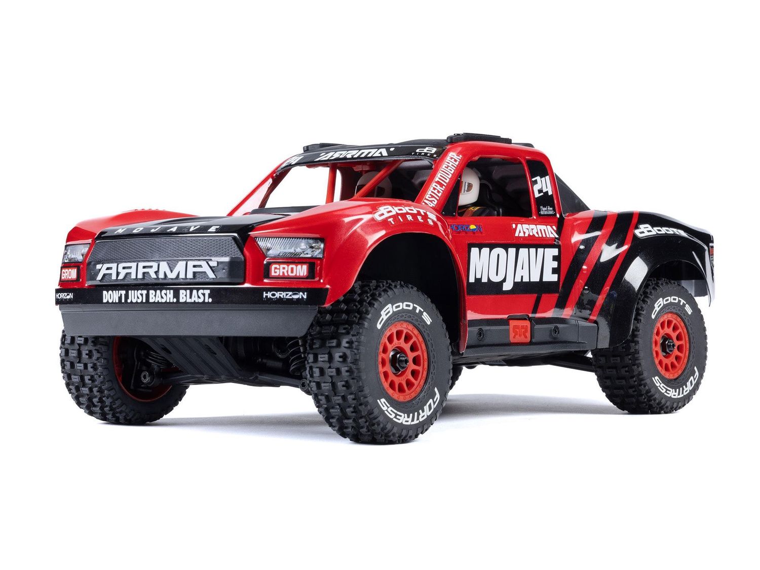 Mojave GROM 4wd Desert Truck RTR Mega w/Lipo USB Charger (Red and black)