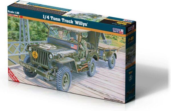 Military MisterCraft 1/35 1/4 Ton Truck Willys Jeep