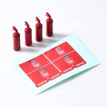 1:18 Fire Extinguishers (Pack of 4)