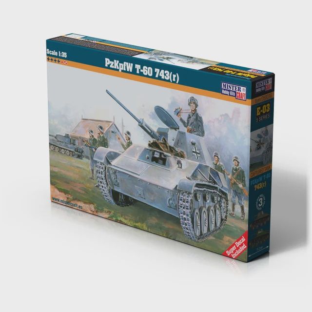 Military MisterCraft 1/35 Panzerwaffe PzKpFw.(T60) Wehrmacht Beutepanzer