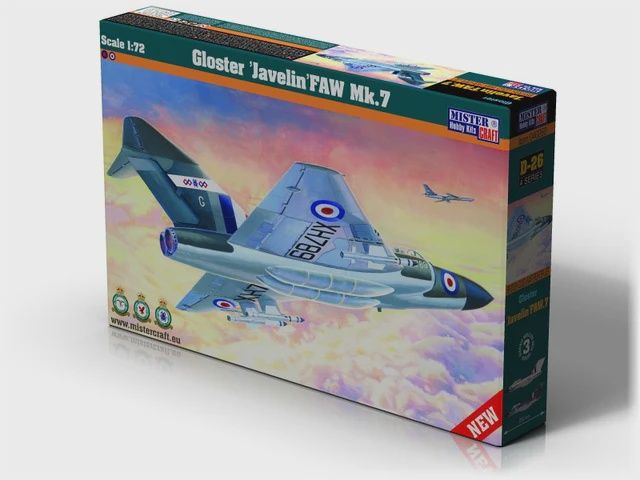 Aircraft MisterCraft 1/72 Gloster Javelin FAW.7