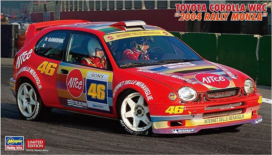 Cars, Bikes and Trucks Hasegawa 1/24 Toyota Corolla WRC 2004 Rally Monza Kit