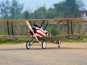 DW 1.2M SOPWITH CAMEL ARF BUILT AND COVERED INC MOTOR+ PROP