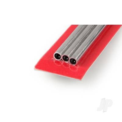 5x300mm Aluminium Round Tube 0.45mm Wall (3pcs)