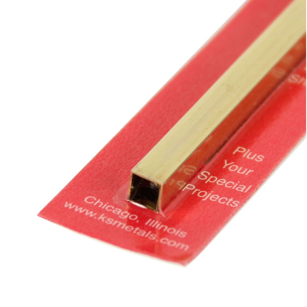 SQ Brass Tube ¼ x .014