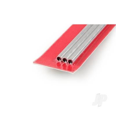 4x300mm Aluminium Round Tube 0.45mm Wall (3pcs)