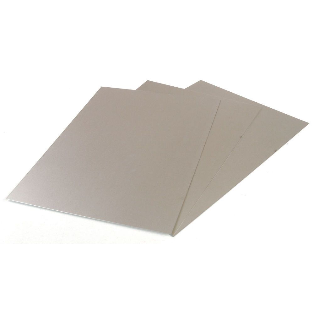 Tin Coated Steel Sheet .008 x 4 x 10”