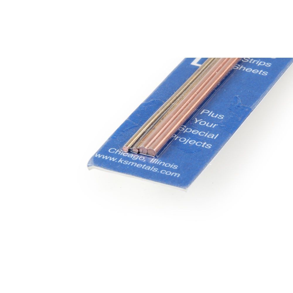 12in Soft Bendable Copper Rod 1/16, 3/32 (4pcs)