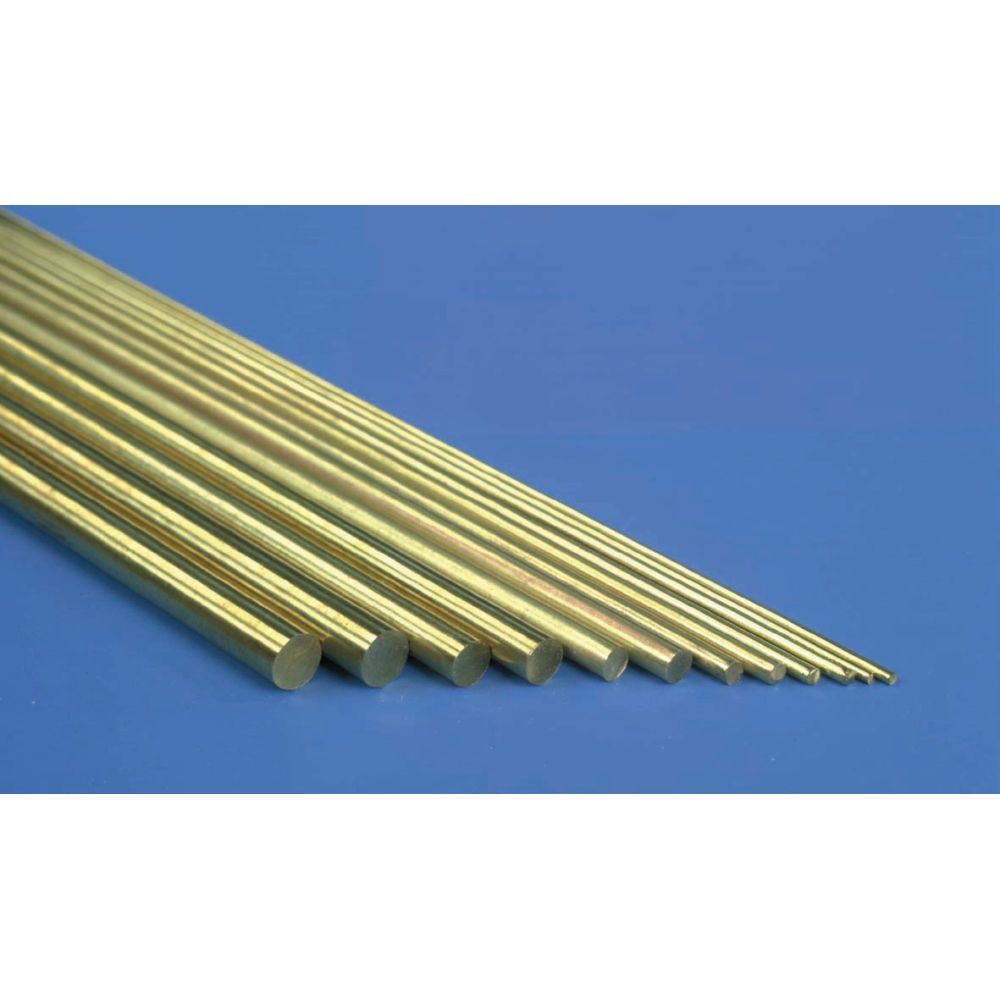 3/32in 36in Solid Brass Rod
