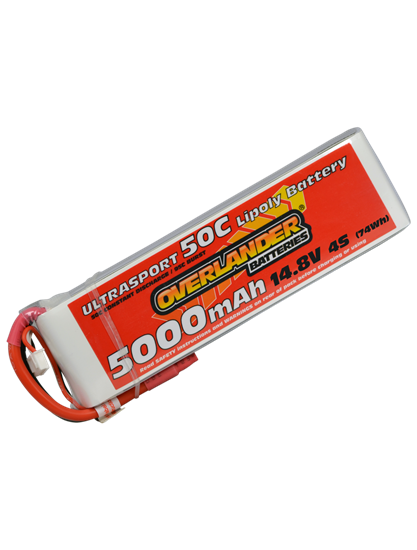 Ultrasport 5000mah 14.8v 50C Lipo with EC5 Connector