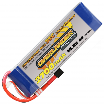 2700mAh 4S 14.8v 35C LiPo Battery (XT60 Connector)