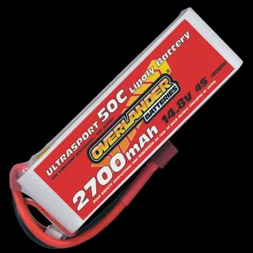 2700mAh 4S 14.8V 50C Lipo Battery