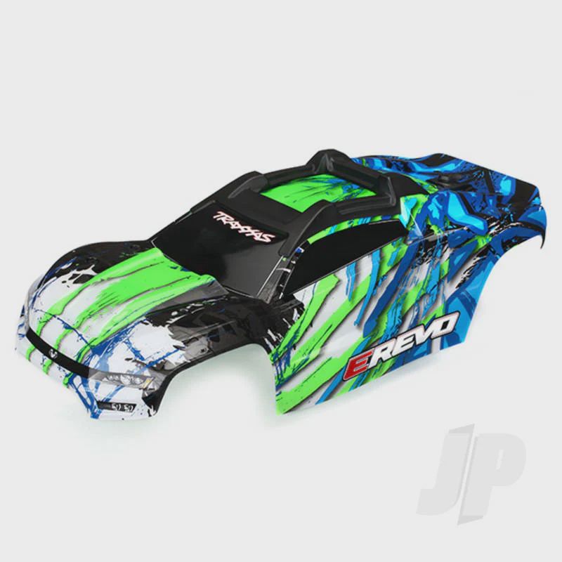 Body, E-Revo, green/ decal sheet