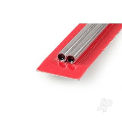 6x300mm Aluminium Round Tube 0.45mm Wall (2pcs)
